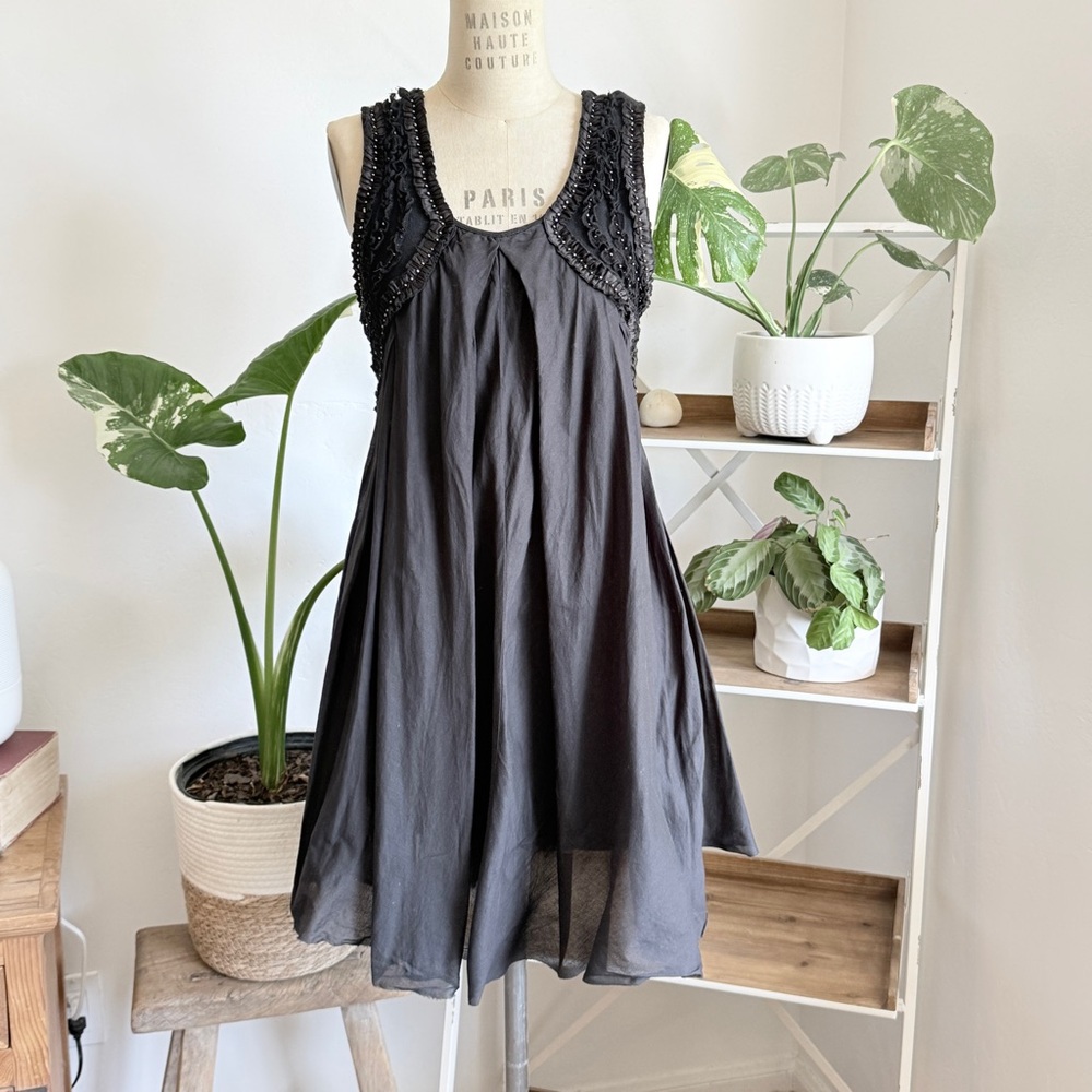 Free People Black Sleeveless Dress